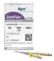 ZenFlex™ NiTi Rotary Feilen 21mm 40/.04 (Kerr)